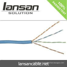 Lansan lan cable utp cat5e lan cable 4 paires 24awg BC cable 305m meilleur prix lan cable bonne qualité